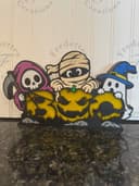 Lighted Monster BOO Sign 1