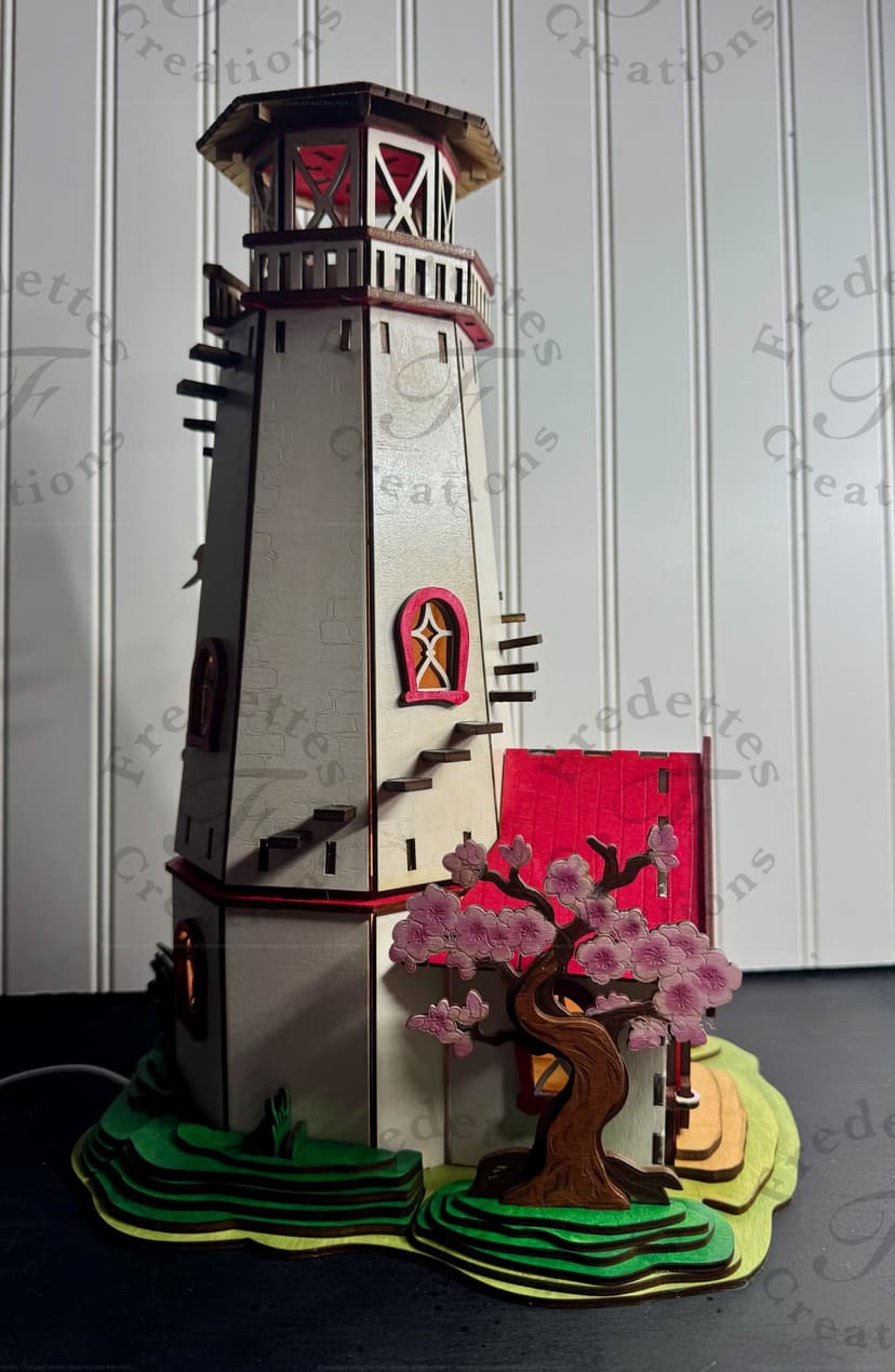 Lighted Light House