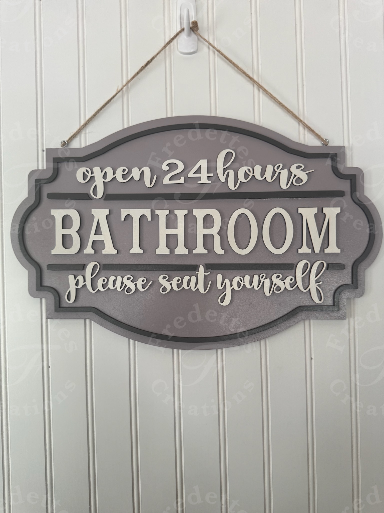 Bathroom Sign